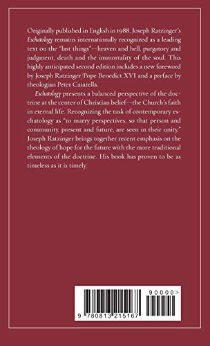 Eschatology: Death And Eternal Life,New