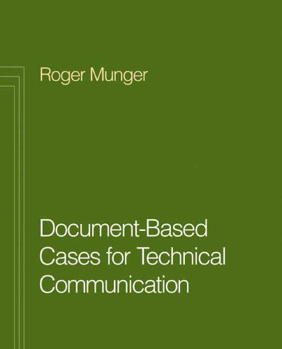 Document Based Cases For Technical Communication-used