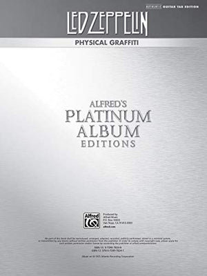 Led Zeppelin  Physical Graffiti Platinum Guitar: Authentic Guitar TAB (Alfred's Platinum Album Editions),Used
