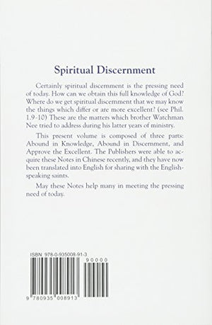 Spiritual Discernment,Used