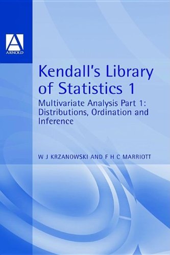 Multivariate Analysis (Kendall's Library of Statistics),Used