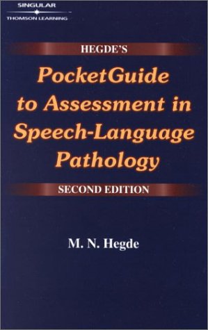Hegde's Pocketguide to Assessment in SpeechLanguage Pathology,Used
