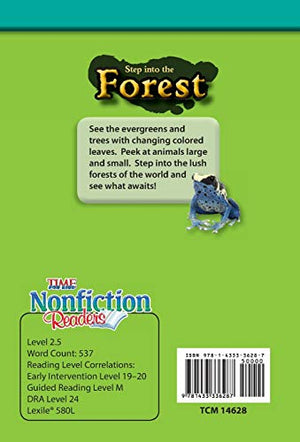 Teacher Created Materials  TIME For Kids Informational Text: Step into the Forest  Grade 2  Guided Reading Level K,Used