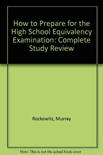 How to Prepare for the New High School Equivalency Examination (Ged),Used