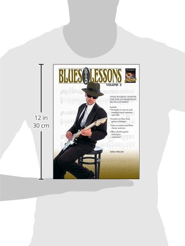 Blues Guitar Lessons, Vol 2: Over 50 Great Lessons for the Intermediate Blues Guitarist,New