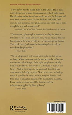 Waves Of Rancor: Tuning Into The Radical Right (Media, Communication, And Culture In America),New