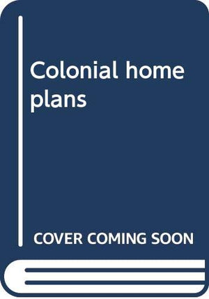 Colonial home plans,Used
