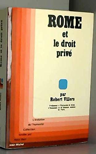 Rome Et Le Droit Privae (French Edition),Used