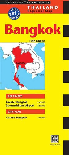 Bangkok Travel Map Fifth Edition (Thailand Regional Maps),Used