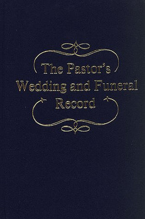 Pastors Wedding & Funeral Reco:,Used