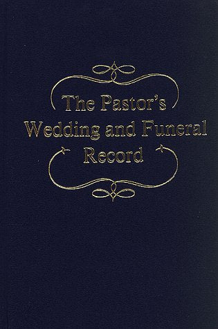 Pastors Wedding & Funeral Reco:,Used