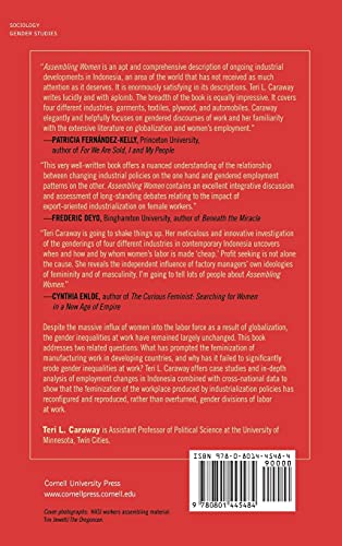 Assembling Women: The Feminization of Global Manufacturing,Used