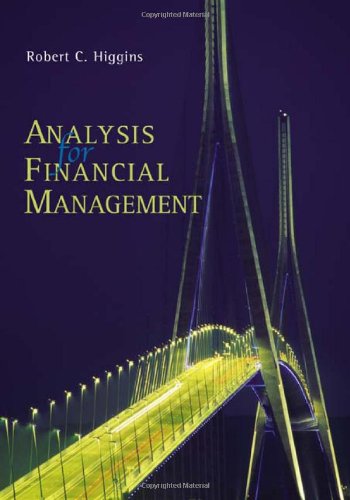 Analysis For Financial Management (The Mcgrawhill/Irwin Series In Finance, Insurance, And Real Estate),Used