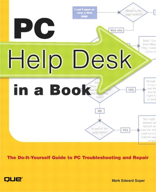 PC Help Desk in a Book: DoItYourself Guide to PC Troubleshooting and Repair,Used