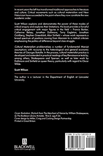 Cultural Materialism,Used