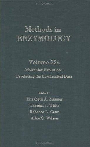 Molecular Evolution: Producing the Biochemical Data (Volume 224) (Methods in Enzymology, Volume 224),Used