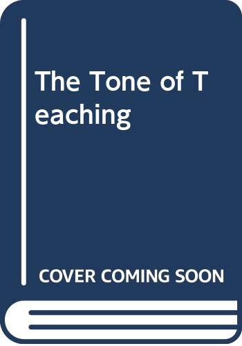 TONE OF TEACHING,Used