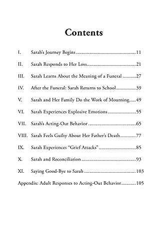 Sarah'S Journey: One Child'S Experience With The Death Of Her Father,Used