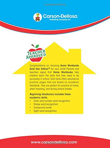 Beginning Vocabulary, Grade 1 (Home Workbooks),Used