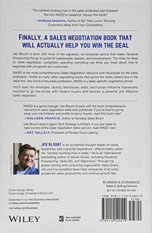 INKED: The Ultimate Guide to Powerful Closing and Sales Negotiation Tactics that Unlock YES and Seal the Deal (Jeb Blount),Used