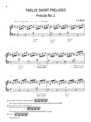 Bach  18 Short Preludes: Book & CD (Alfred Masterwork CD Edition),Used