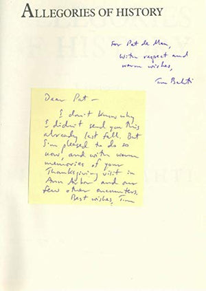 Allegories Of History: Literary Historiography After Hegel,New