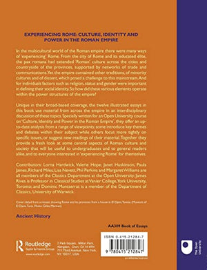 Experiencing Rome: Culture, Identity and Power in the Roman Empire,Used
