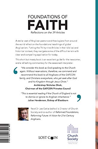 Foundations of Faith: Reflections on the 39 Articles,Used