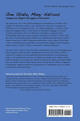 One State, Many Nations: Indigenous Rights Struggles in Ecuador (School for Advanced Research Global Indigenous Politics Series),New