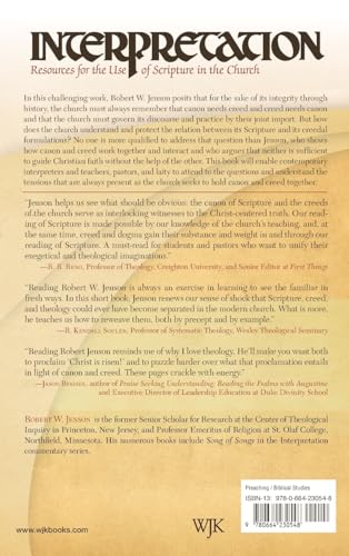 Canon and Creed: Interpretation: Resources for the Use of Scripture in the Church,New