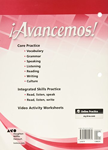 avancemos!: Cuaderno Student Edition Level 4 (Spanish Edition),Used