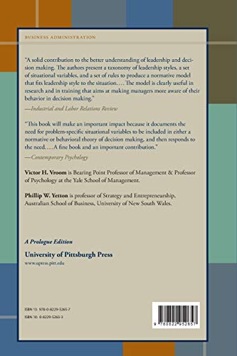 Leadership and DecisionMaking (Pitt Paperback; 110),Used