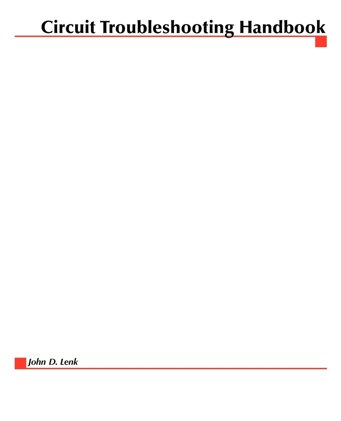 Circuit Troubleshooting Handbook (Software Development S)