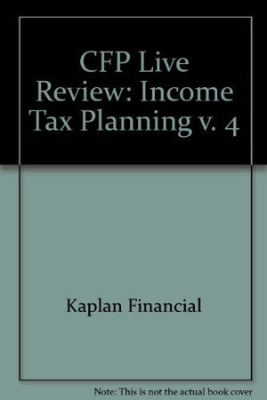 CFP Live Review Vol 4: Income Tax Planning,Used