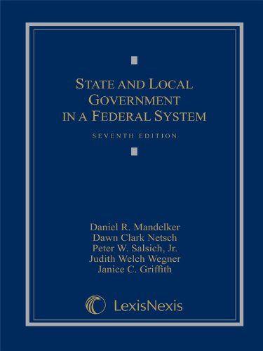 State and Local Government in a Federal System,Used