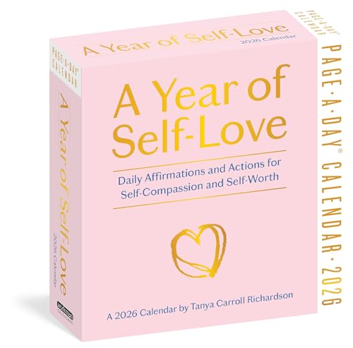 Year Of SelfLove PageADay Calendar 2026: Daily Affirmations And Actions For SelfCompassion And SelfWorth
