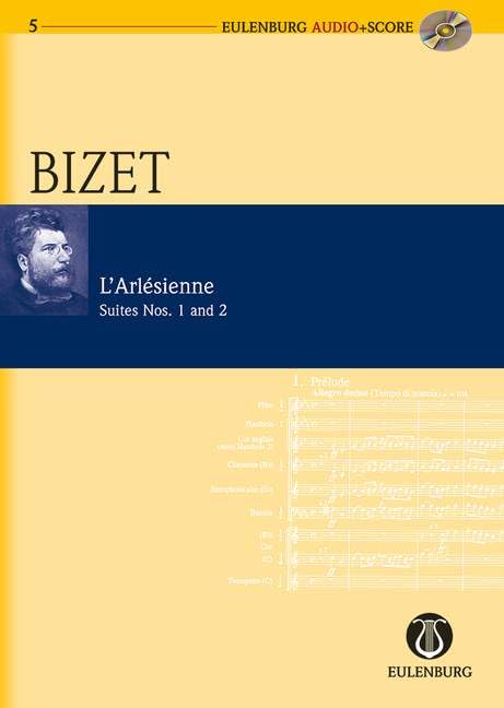 L'Arlesienne Suites 1 and 2: Eulenburg Audio+Score Series,Used