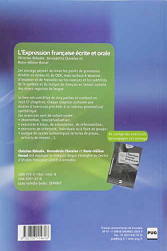 L'expression Francaise Ecrite Et Orale (French Edition),Used