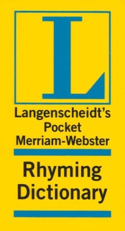 Langenscheidt's Pocket MerriamWebster Rhyming Dictionary,Used