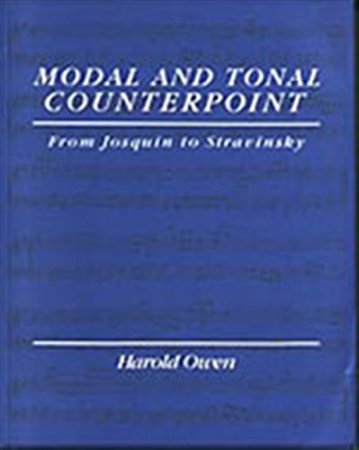 Modal and Tonal Counterpoint: From Josquin to Stravinsky,Used