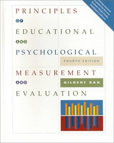 Principles of Educational and Psychological Measurement and Evaluation,Used