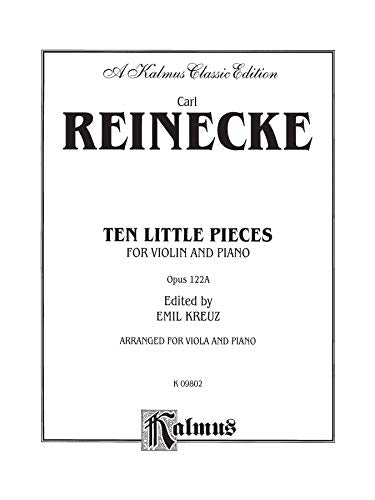 Ten Little Pieces (Petits Morceaux), Op. 122A (Kalmus Edition),Used