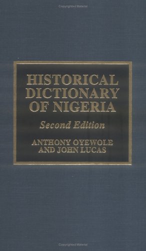 Historical Dictionary of Nigeria,Used