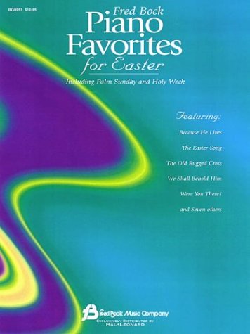 Fred Bock Piano Favorites for Easter,Used