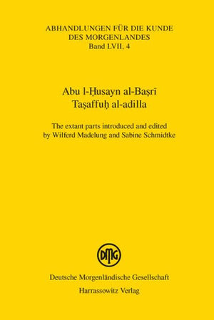 Tasaffuh Aladilla (Abhandlungen Fur die Kunde Des Morgenlandes) (Arabic and English Edition),Used