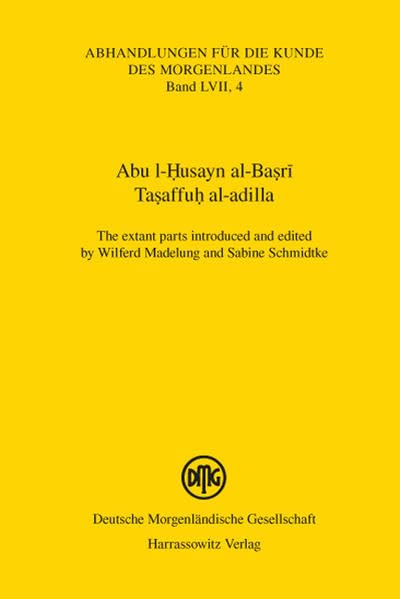 Tasaffuh Aladilla (Abhandlungen Fur die Kunde Des Morgenlandes) (Arabic and English Edition),Used