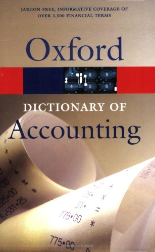 A Dictionary of Accounting (Oxford Quick Reference),Used
