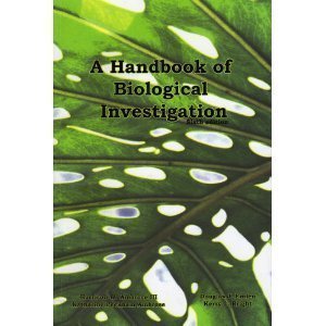 Handbook of Biological Investigation (6th Edition),New