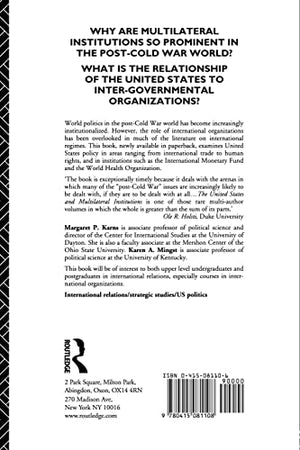 The United States and Multilateral Institutions: Patterns of Changing Instrumentality and Influence (Mershon Center Series on In,Used