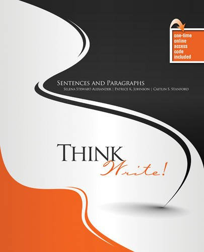 Think Write! Sentences and Paragraphs,Used